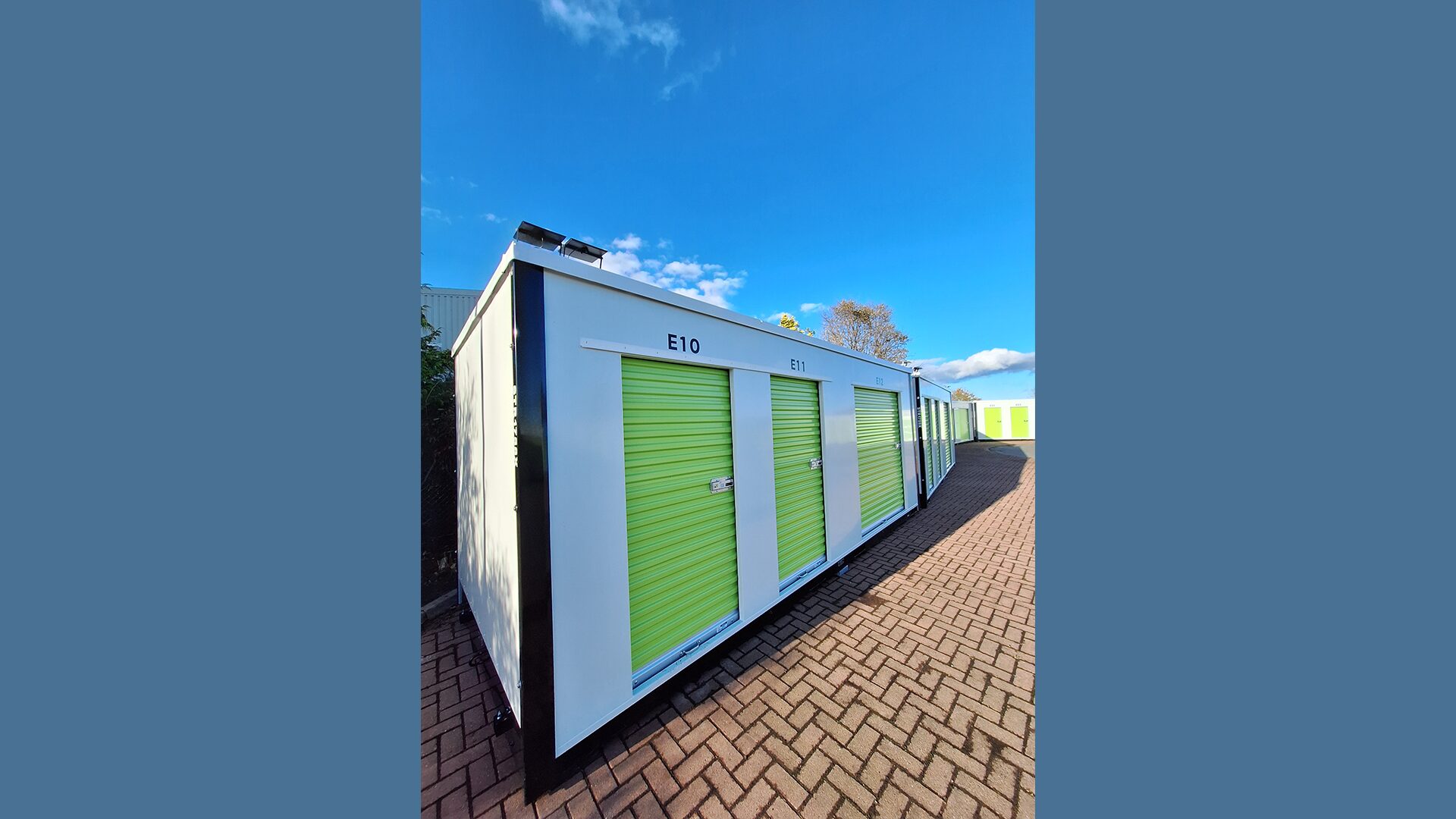 Solar lights in Storage Den mylock